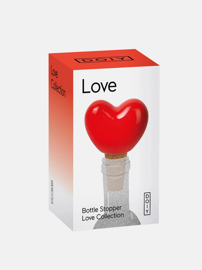 Bottle Stopper - LOVE - red | Doiydesign