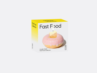 Candle holder - donut - pink | Doiydesign - de inKijk
