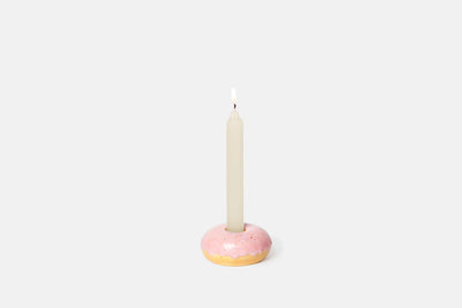 Candle holder - donut - pink | Doiydesign - de inKijk
