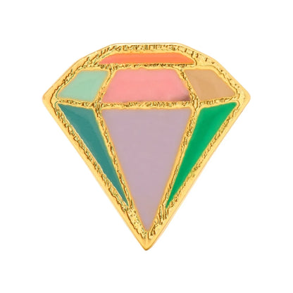 Diamond cut large - multi - Gold Plated - 1 stuk | LULU Copenhagen - de inKijk