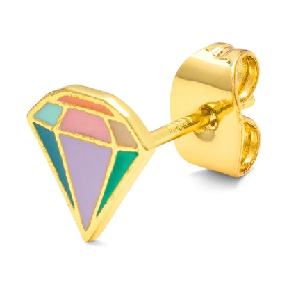 Diamond cut large - multi - Gold Plated - 1 stuk | LULU Copenhagen - de inKijk