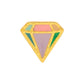 Diamond cut small - multi - Gold Plated - 1 stuk | LULU Copenhagen - de inKijk