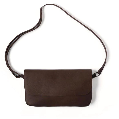 Double up bag - Dark brown used look | Keecie - de inKijk