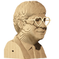 3D Cardboard Sculpture Puzzle - Elton John | Cartonic - de inKijk