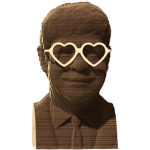 3D Cardboard Sculpture Puzzle - Elton John | Cartonic - de inKijk