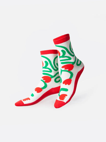 Socks - blooming tulip | Eat my socks - de inKijk