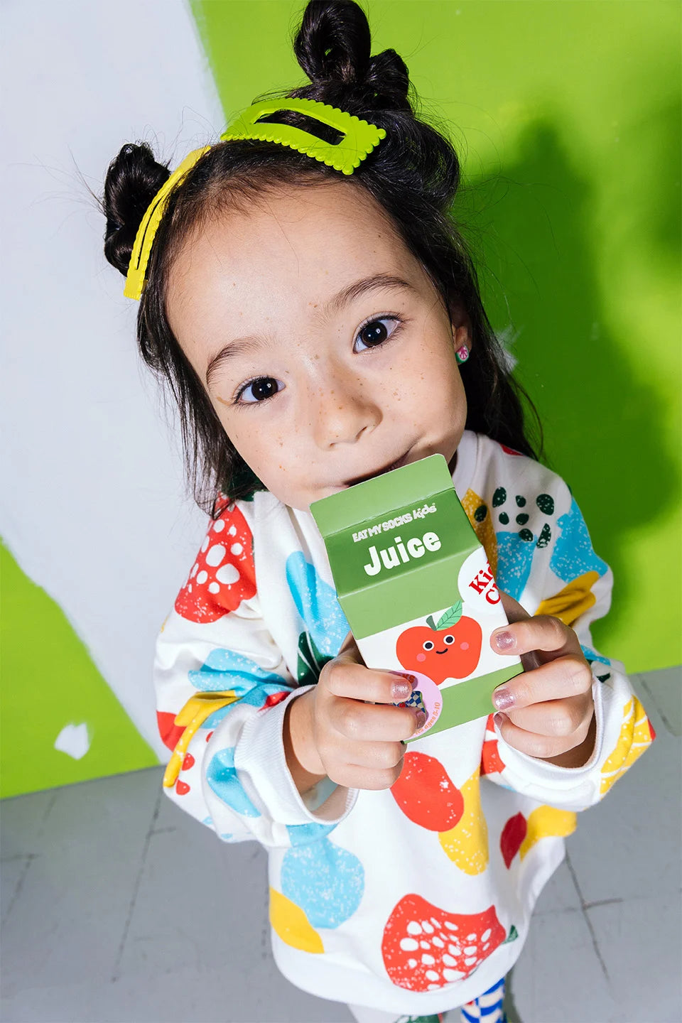 Kids Socks - apple juice | Eat my socks