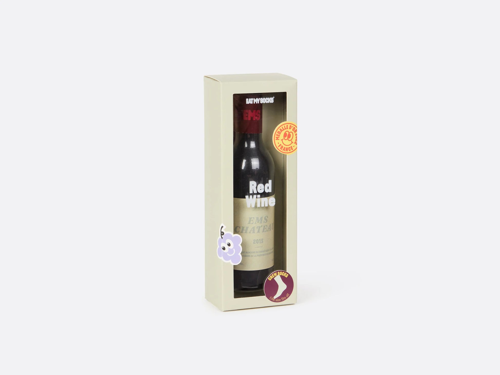 Socks - red wine | Eat my socks - de inKijk