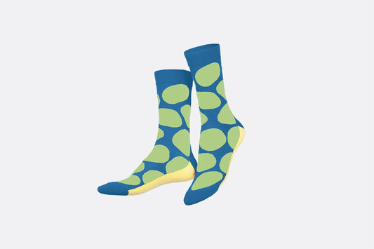 Socks - Salty Chips - Blue | Eat my socks