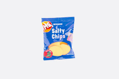 Socks - Salty Chips - Blue | Eat my socks