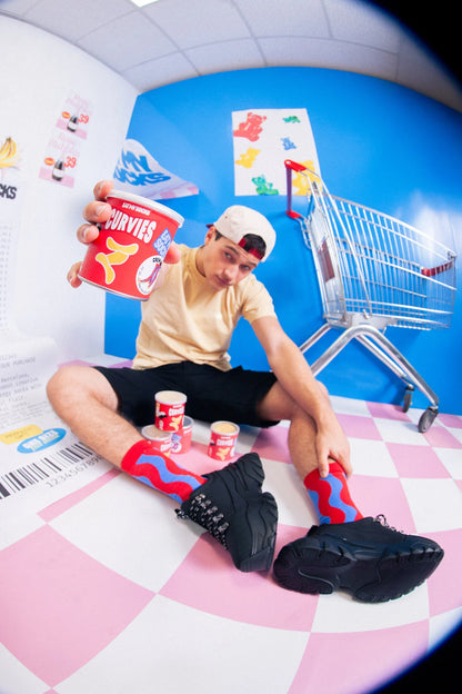Socks - Curvies Chips | Eat my socks - de inKijk