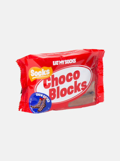 Socks - Choco Blocks | Eat my socks