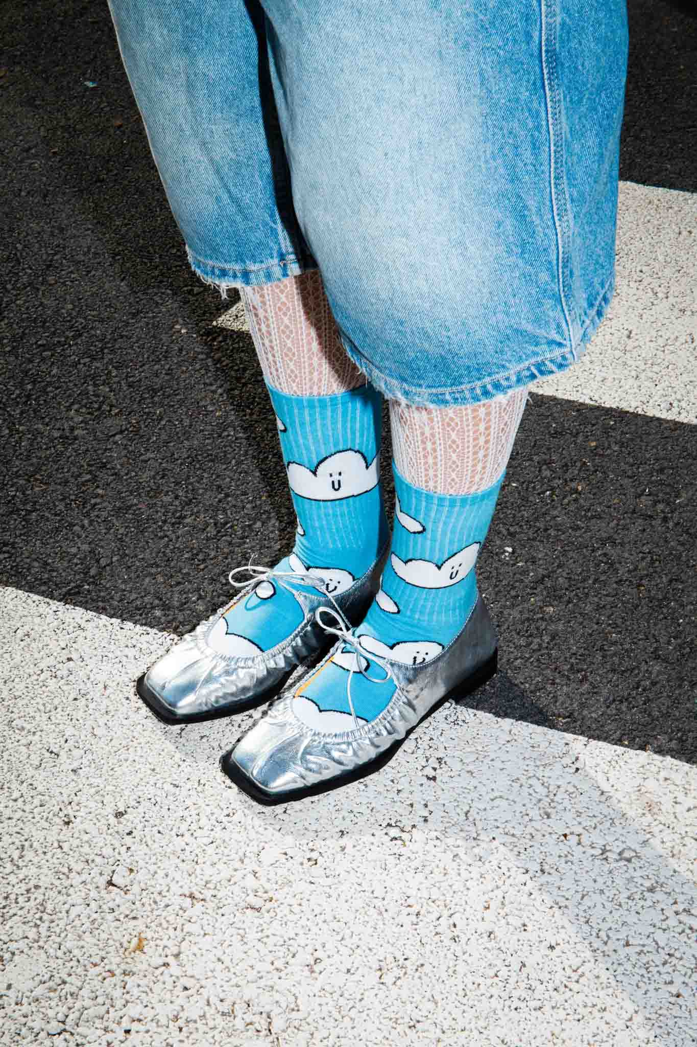 Socks - flat - cloud | Eat my socks
