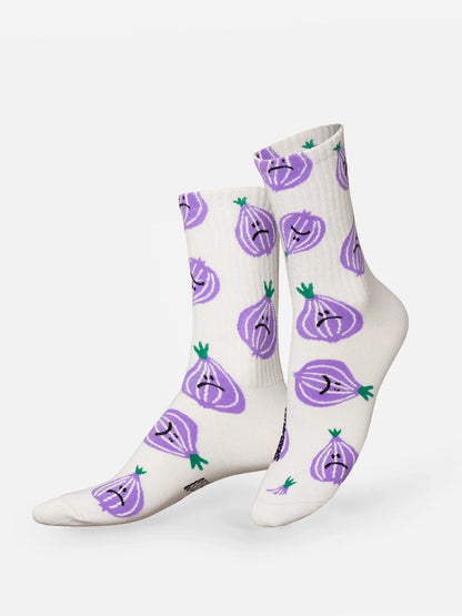 Socks - flat - crying onions | Eat my socks