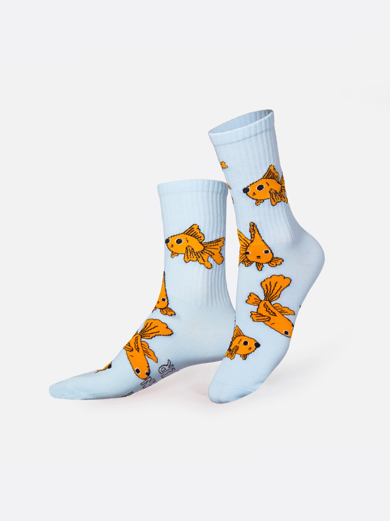 Socks - flat - goldfish | Eat my socks