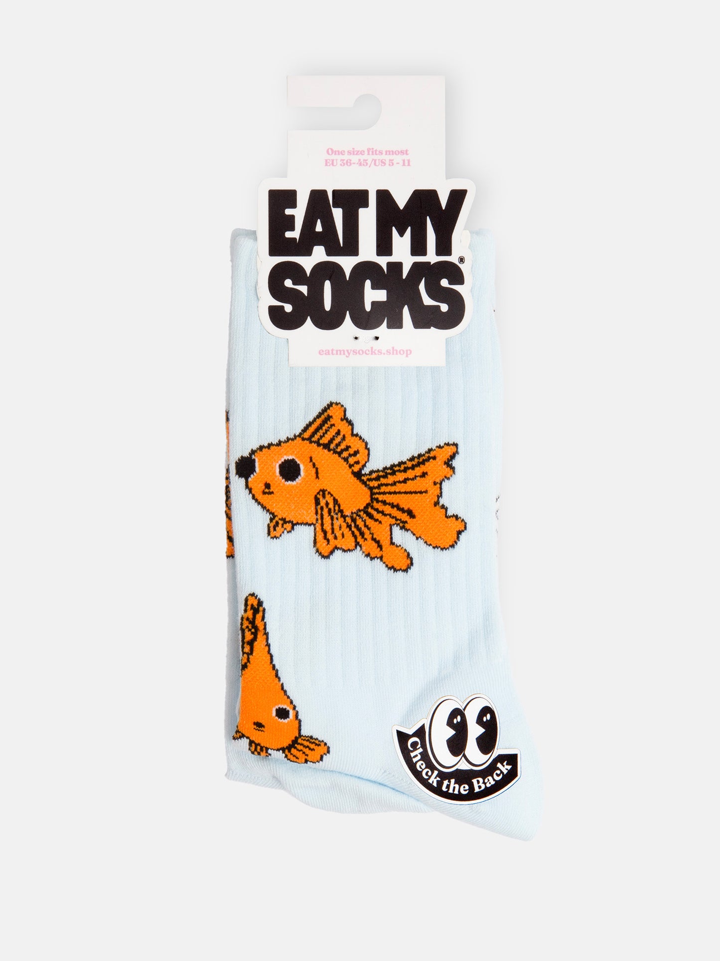 Socks - flat - goldfish | Eat my socks
