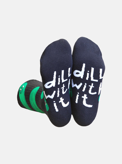 Socks - flat - pickles | Eat my socks