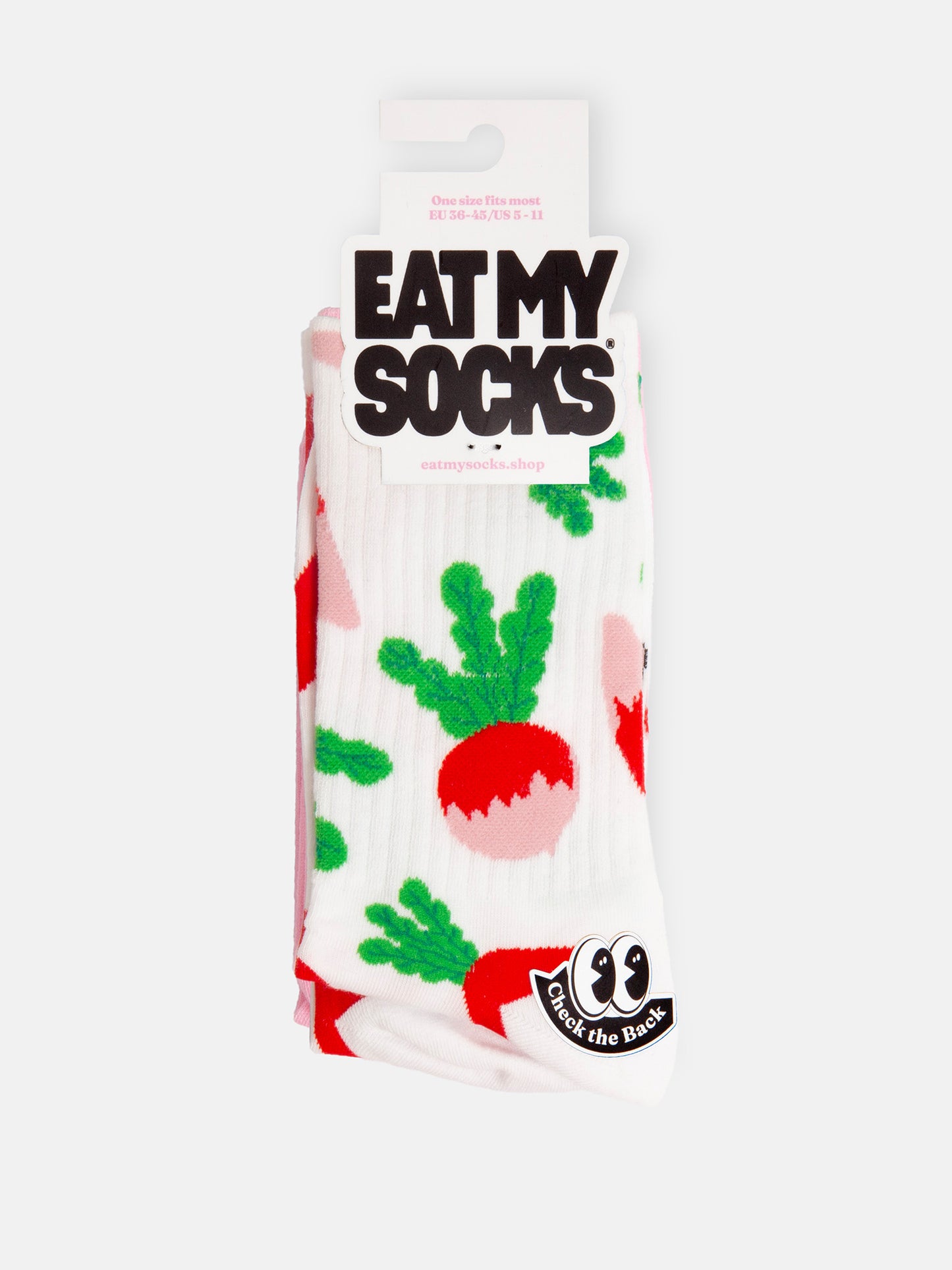 Socks - flat - radish | Eat my socks