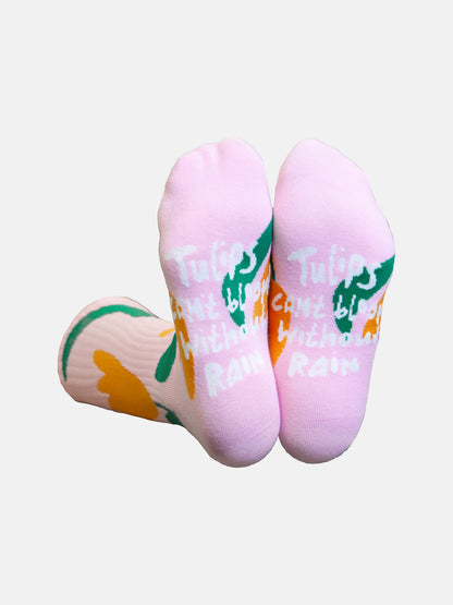 Socks - flat - tulip | Eat my socks