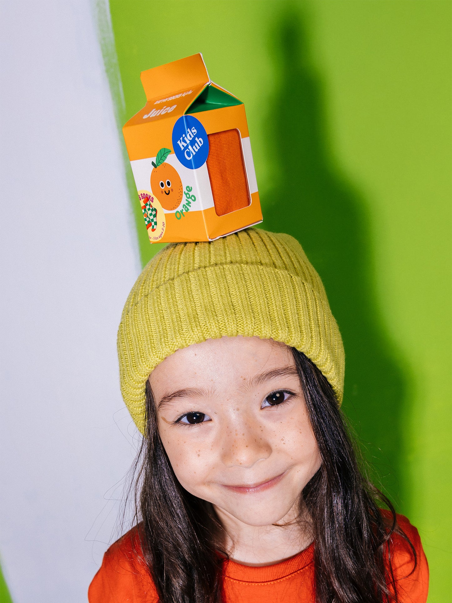 Kids Socks - orange juice | Eat my socks
