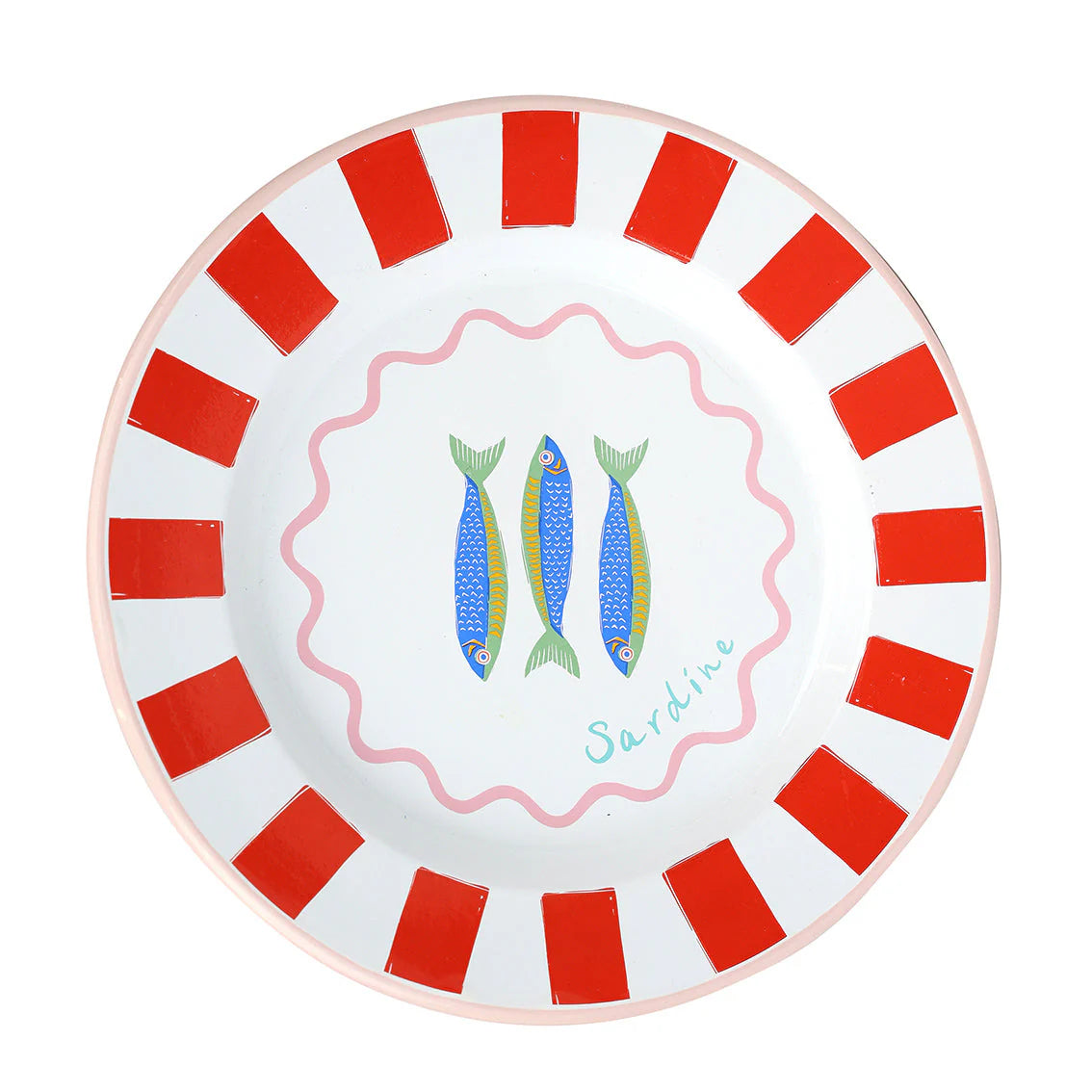 Fish enamel plate | Talking Tables