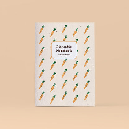 Plantable notebook with carrot seeds | Resetea