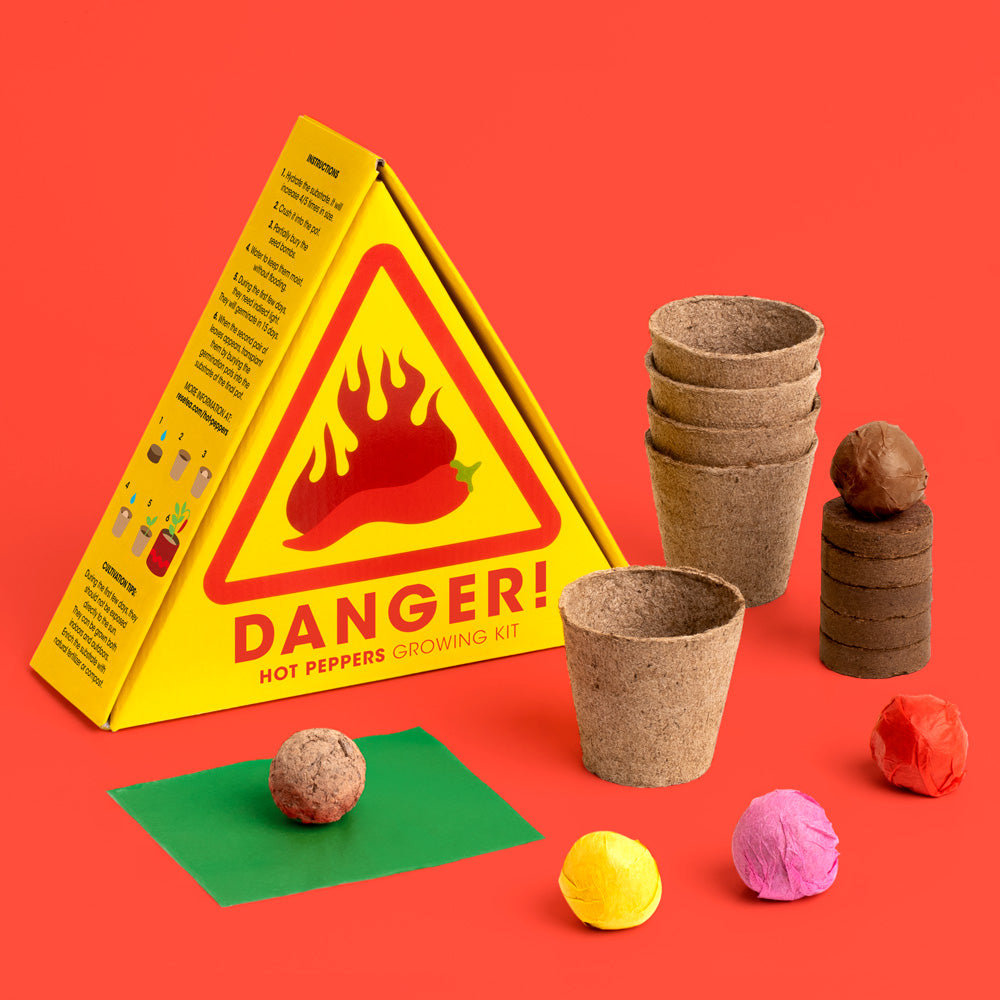 Danger! – Hot peppers growing kit | Resetea