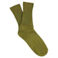 Women Crew Socks - Ecru Olive | Escuyer