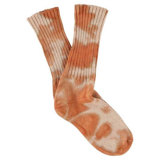 Tie Dye Socks - Rust / Pink | Escuyer