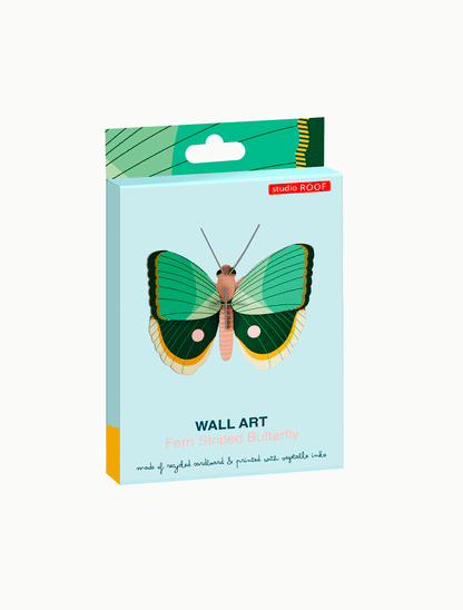 Fern Striped Butterfly - wall art | Studio Roof