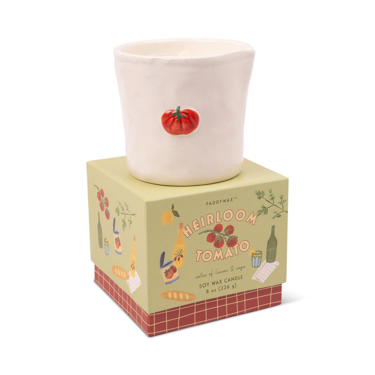 Bistro ceramic candle - 8 oz. - heirloom tomato | Paddywax
