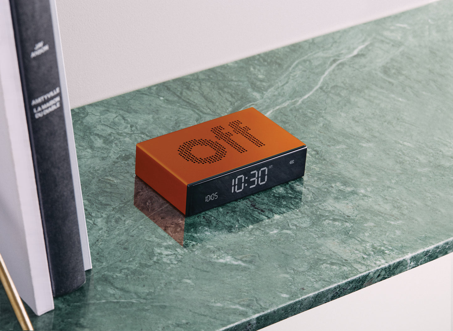 Digitale wekker Flip Classic - Premium - Orange | Lexon