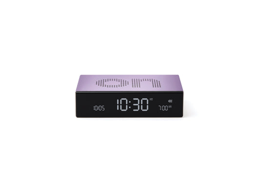 Digitale wekker Flip Classic - Premium - Light Purple | Lexon