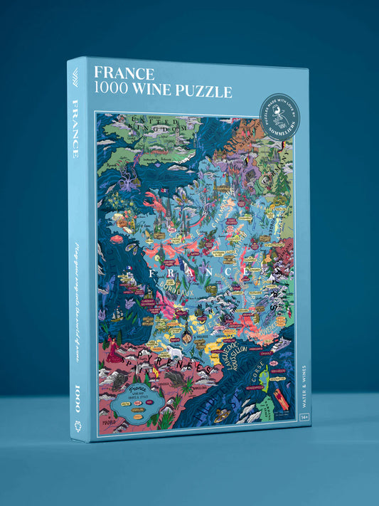 France Wine Puzzle - 1000 pieces | Water and Wines