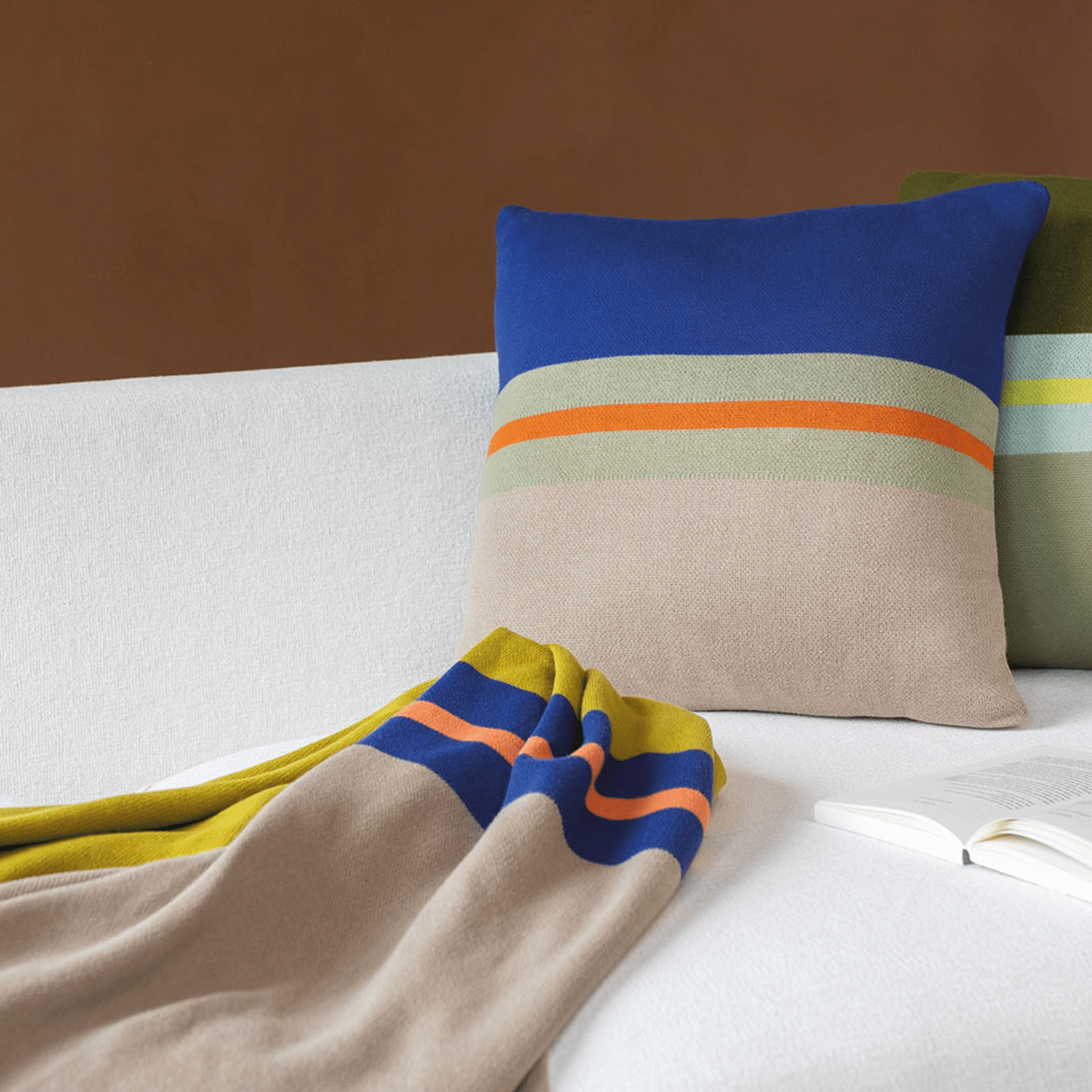Knitted Cotton Blanket - Ginger | Remember - de inKijk