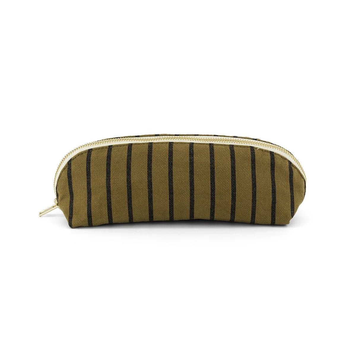 Pencil case - Gaston - Tennis Stripes Olive | Rose in April