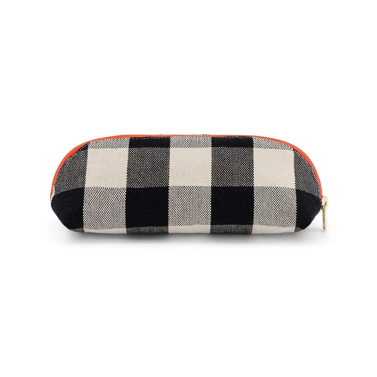 Pencil case - Gaston - Big Vichy Greige | Rose in April