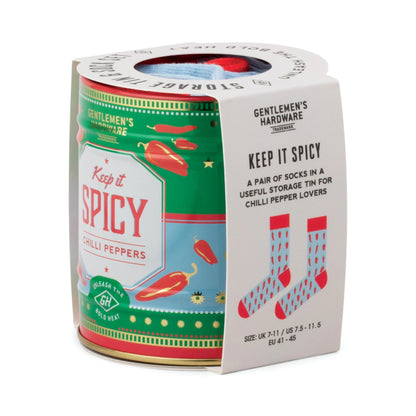Storage Tin & Sock Set - Chillies | Gentlemen's hardware