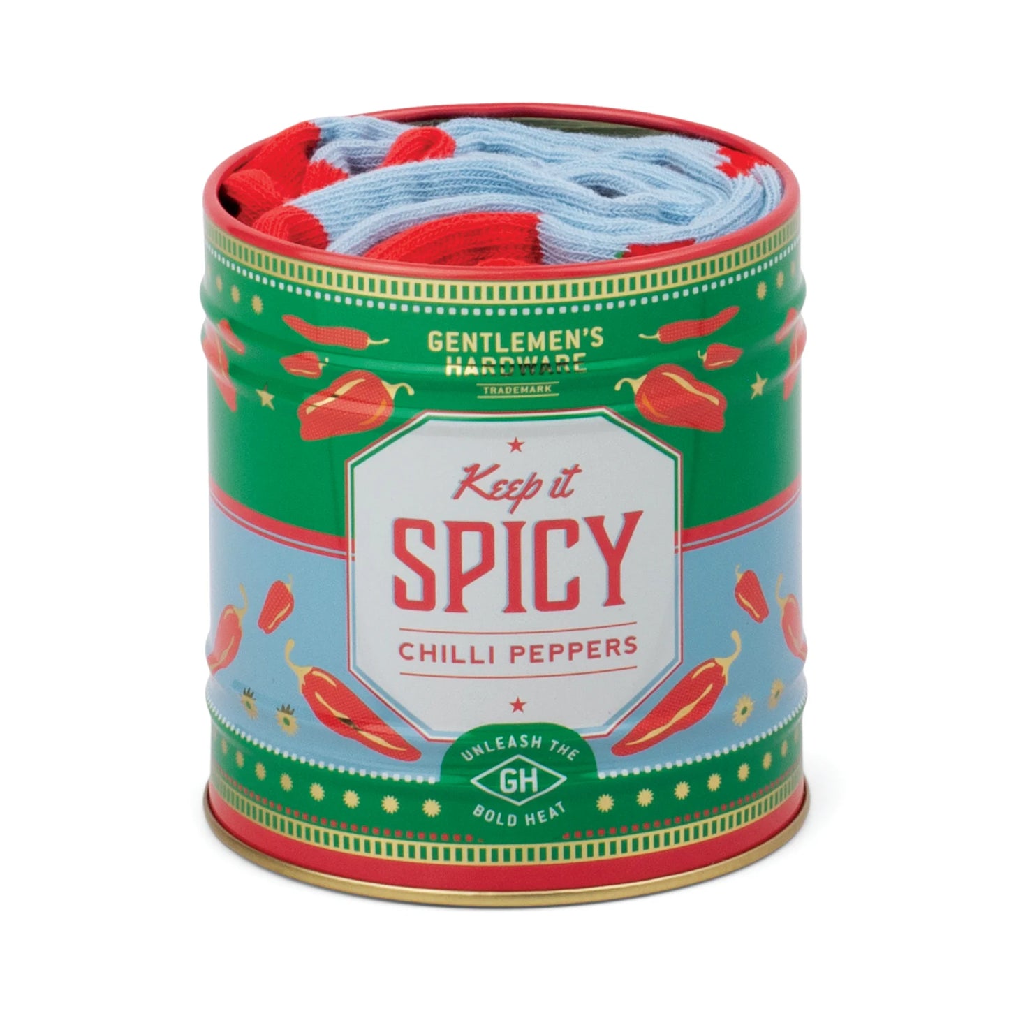 Storage Tin & Sock Set - Chillies | Gentlemen's hardware