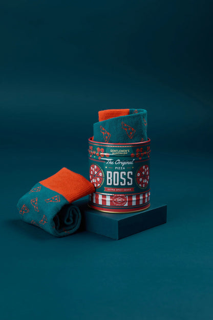 Storage Tin & Sock Set - Pizza Boss | Gentlemen's hardware