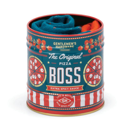 Storage Tin & Sock Set - Pizza Boss | Gentlemen's hardware