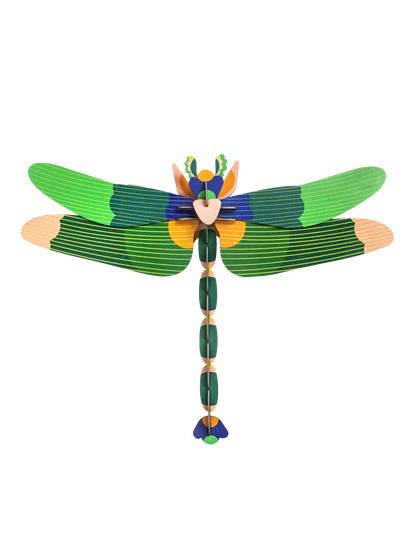 Giant Green Dragonfly - muurdecoratie | Studio Roof - de inKijk