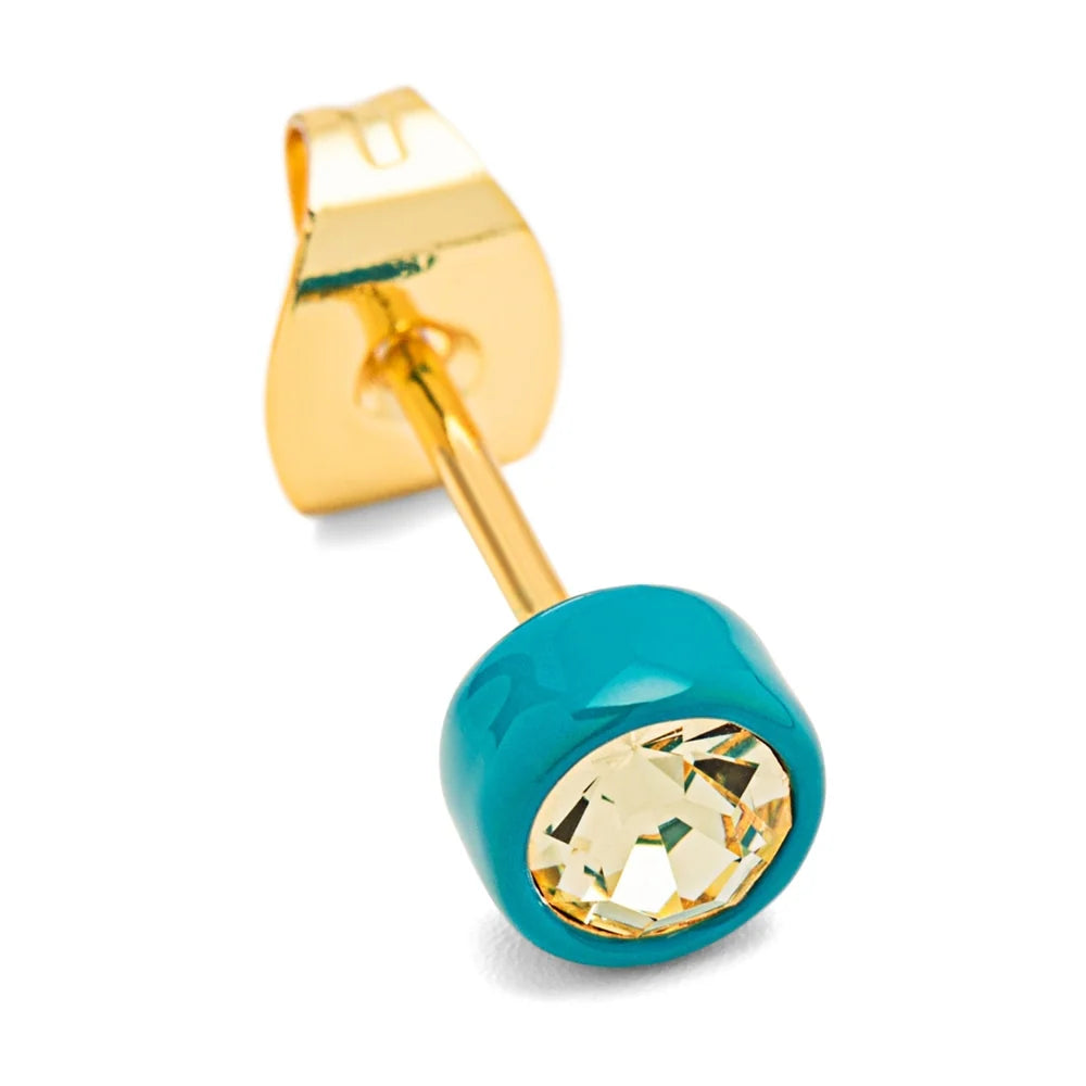 Gala Crystal - Jonquil/Retroblue - 1 stuk | LULU Copenhagen