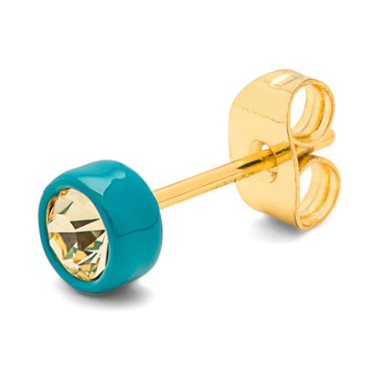 Gala Crystal - Jonquil/Retroblue - 1 stuk | LULU Copenhagen
