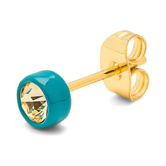 Gala Crystal - Jonquil/Retroblue - 1 stuk | LULU Copenhagen