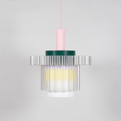 Hanglamp Gigi XL - roze kabel | Warren & Laetitia