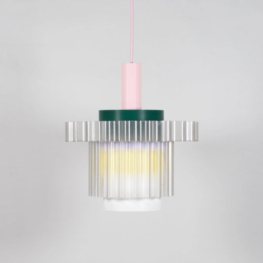 Hanglamp Gigi XL - roze kabel | Warren & Laetitia