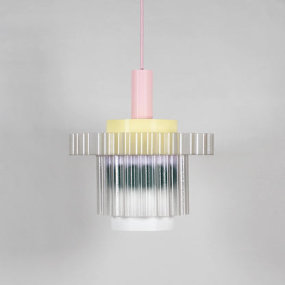 Hanglamp Gigi XL - roze kabel | Warren & Laetitia