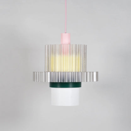 Hanglamp Gigi XL - roze kabel | Warren & Laetitia