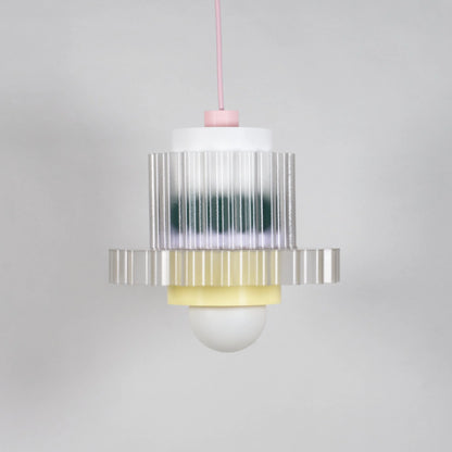 Hanglamp Gigi XL - roze kabel | Warren & Laetitia